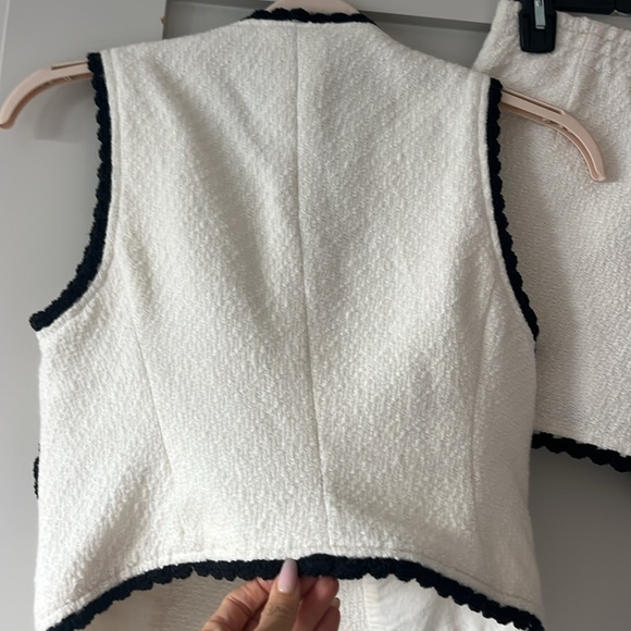 Maje Tweed blue trimmed set - Picture 7 of 7